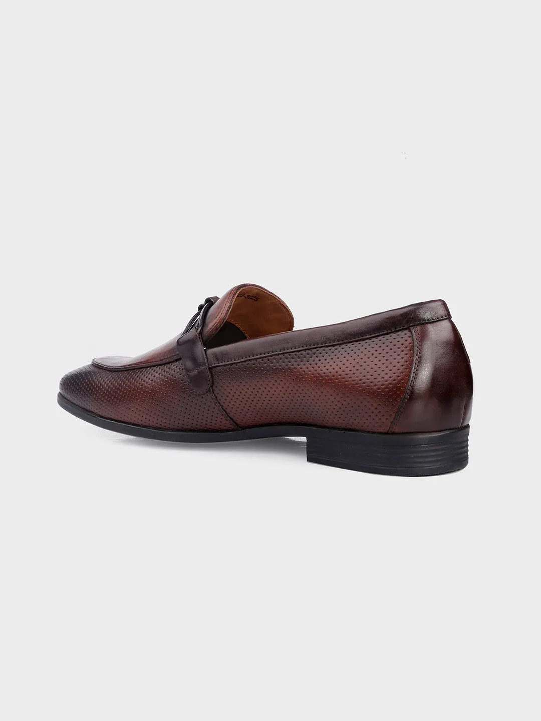 Classic Tan Leather Slip-On Loafers for Men