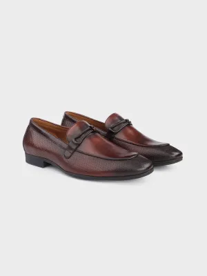 Classic Tan Leather Slip-On Loafers for Men