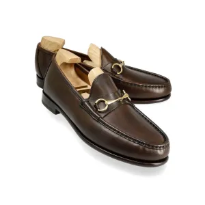 Cocoa Brown Leather Penny Loafer