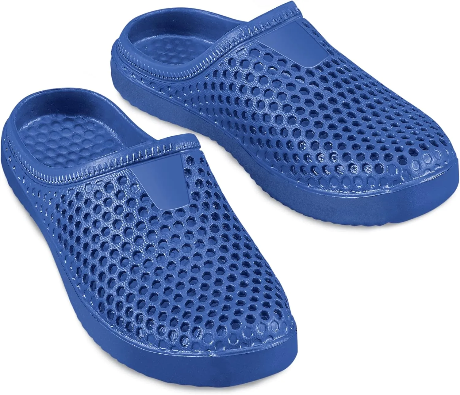 Collections Etc Lightweight Waterproof Comfort Clogs, Indoor/Outdoor Use, Textured Soothing Relief