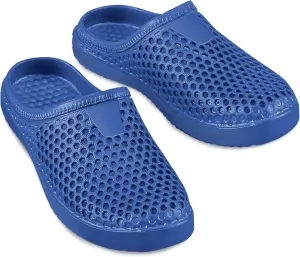 Collections Etc Lightweight Waterproof Comfort Clogs, Indoor/Outdoor Use, Textured Soothing Relief