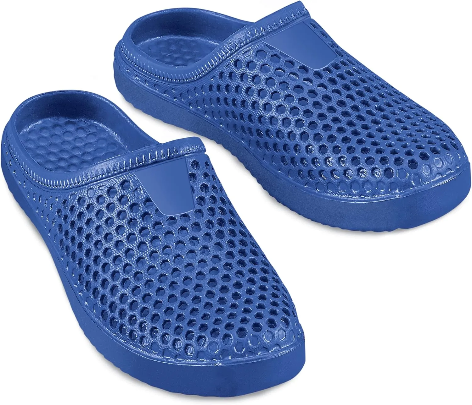 Collections Etc Lightweight Waterproof Comfort Clogs, Indoor/Outdoor Use, Textured Soothing Relief