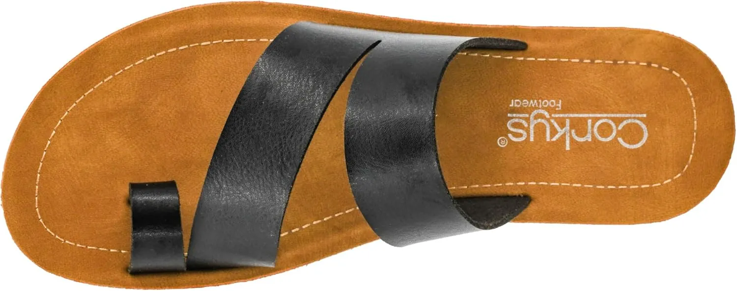 Corkys Footwear Just A Fling Sandals - Features a Toe Wrapped strap for Stability, Unbeatable Cushioned Insoles for Comfort, Slip-on Technology for Easy On and Off
