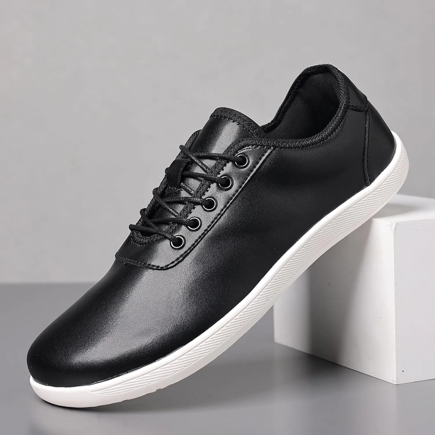 COSIDRAM Men's Casual Loafers Comfort Wide Toe Soft Daily Walking Sneakers Classic Slip On Shoes
