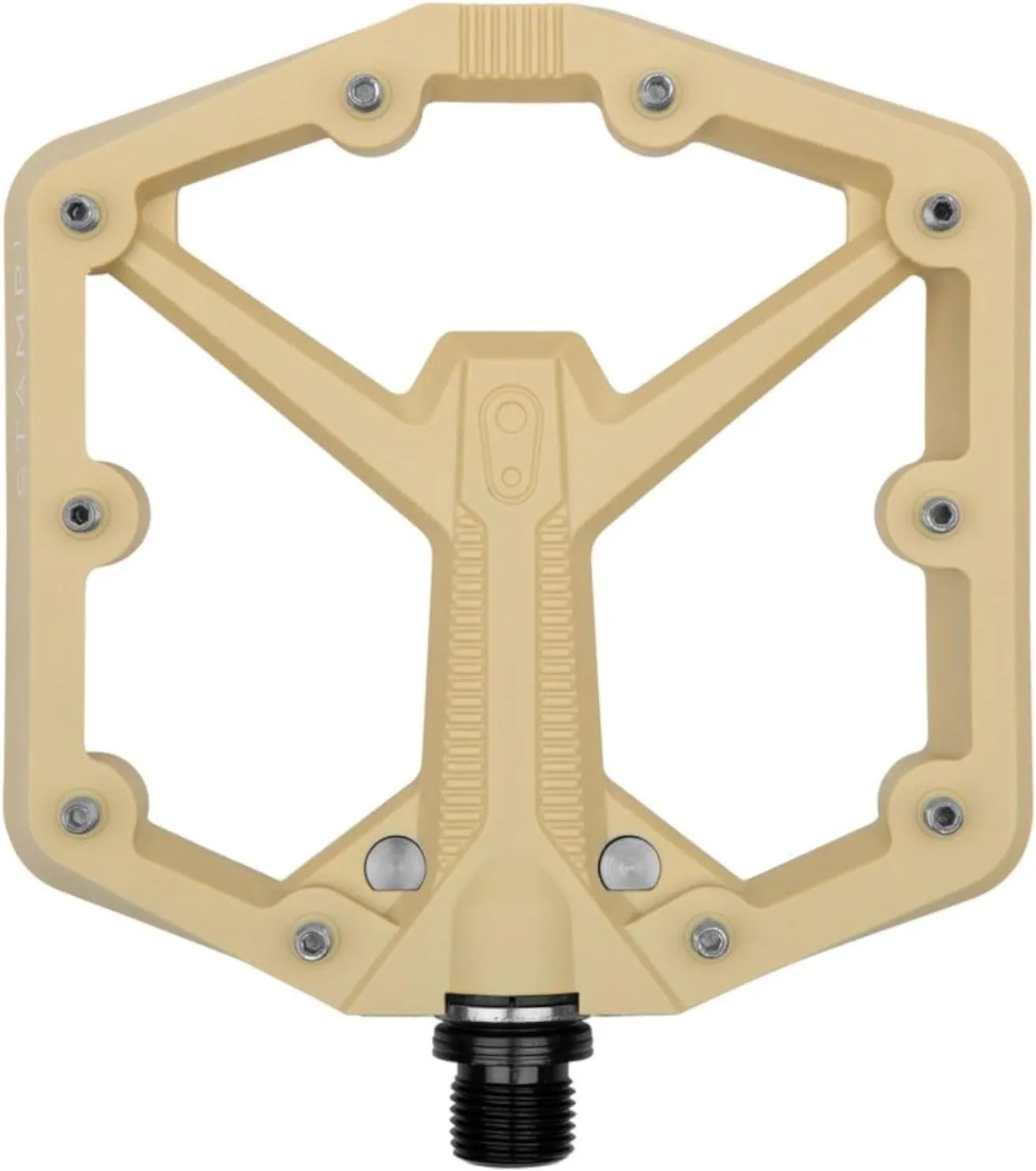 Crankbrothers Stamp Flat MTB Pedals - Size-Specific, Lightweight, Versatile, Durable Bike Pedals