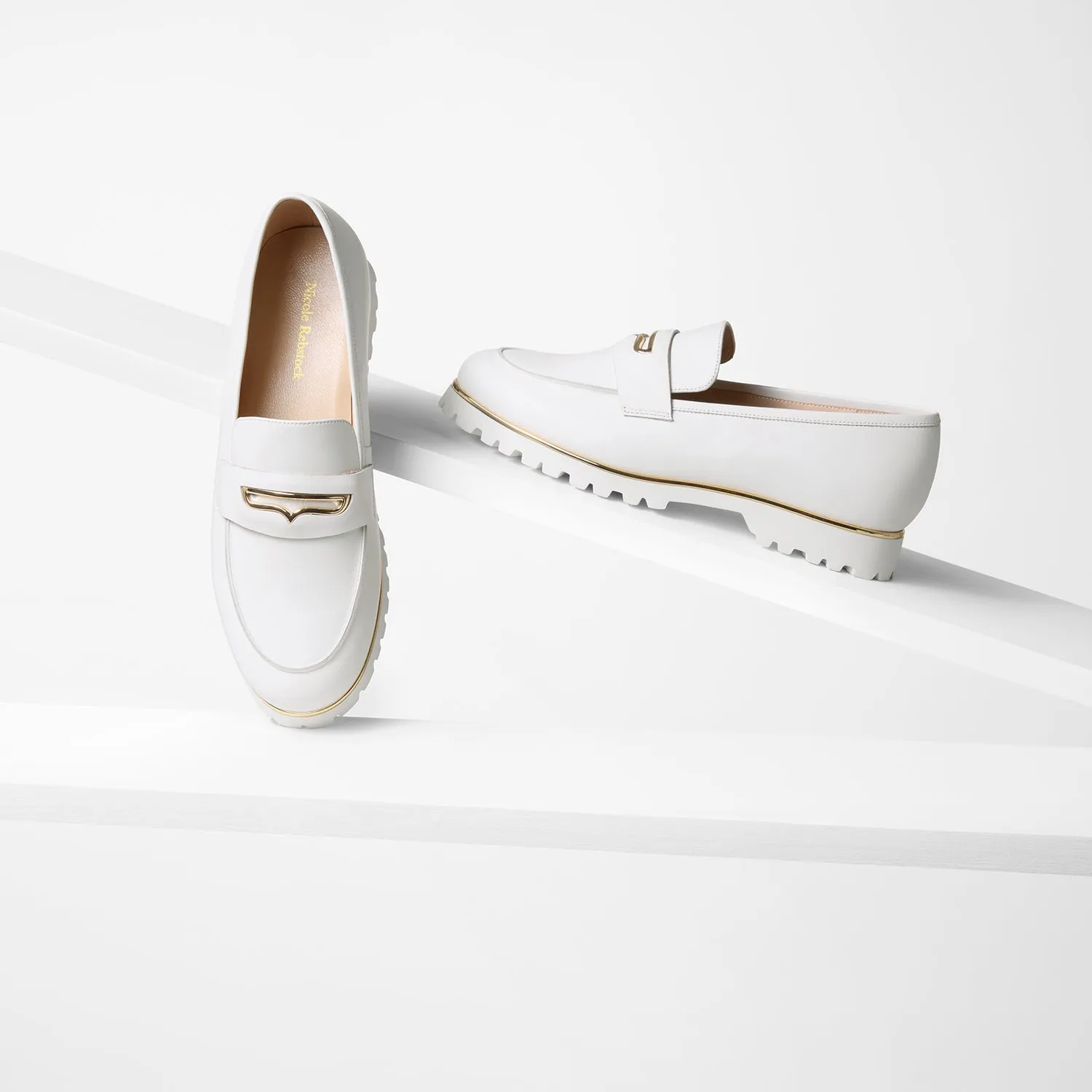 Dallas Loafer | White Leather