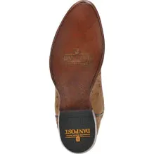 DAN POST GEHRIG FULL QUILL OSTRICH BOOT - SADDLE