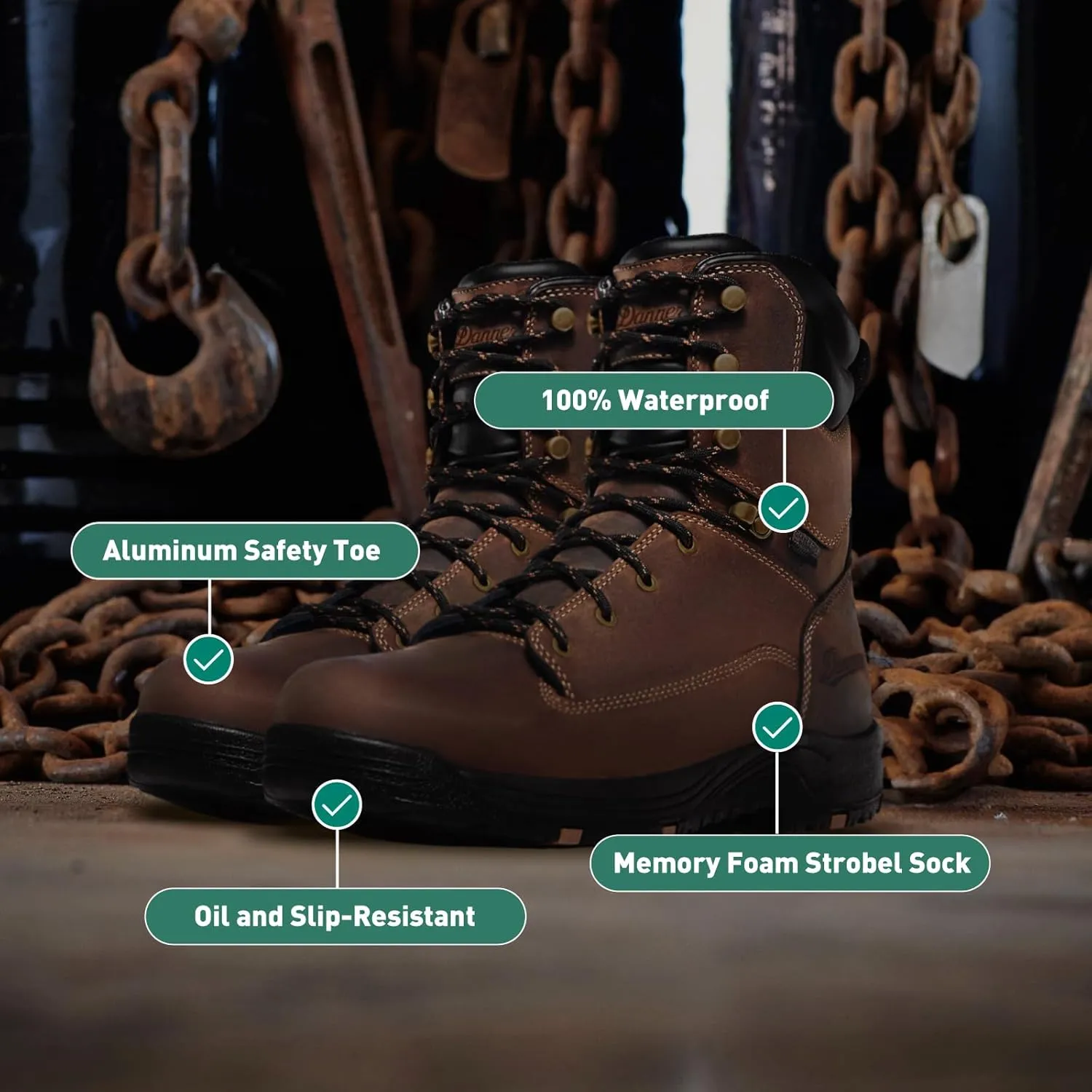 Danner Men's Caliper 8" Work Boot