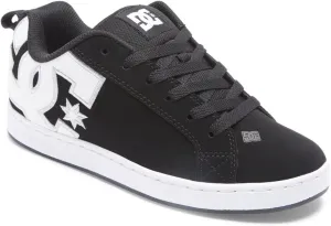 DC Shoes Women's Court Graffik Trainers, Black White Stencil, 6 Women