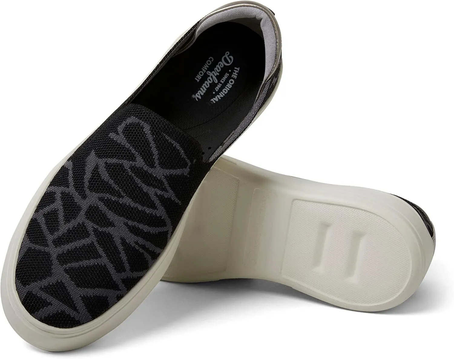 Dearfoams Women's Slip-On Lightweight Comfortable Sophie Loafers with Arch Support