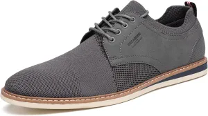 DECARSDZ Mens Point Toe Dress Shoes Fabric Breeze Breathable Mesh Shoe