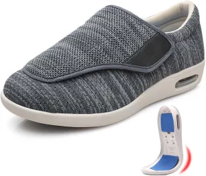 Diabetic Shoes Width Shoe for Elderly Women,with Removable Memory Foam Insoles Lightweight for Seniors Swollen Feet Men 10.5/Women 11.5