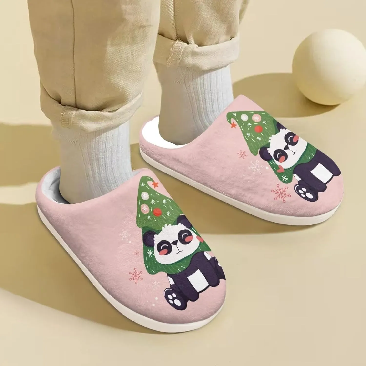 DISNIMO Kids Slippers Household Anti-Slip Indoor Home Bedroom Slippers for Girls and Boys 9-14.5