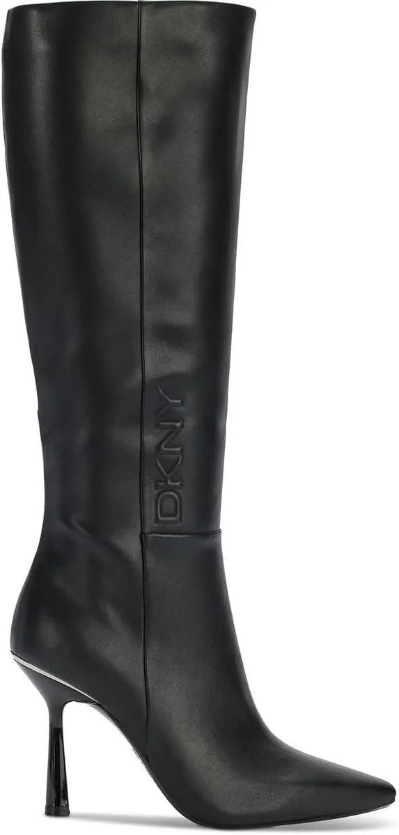 DKNY Women's Nixie Evening Knee High Boot with Heel Sneaker