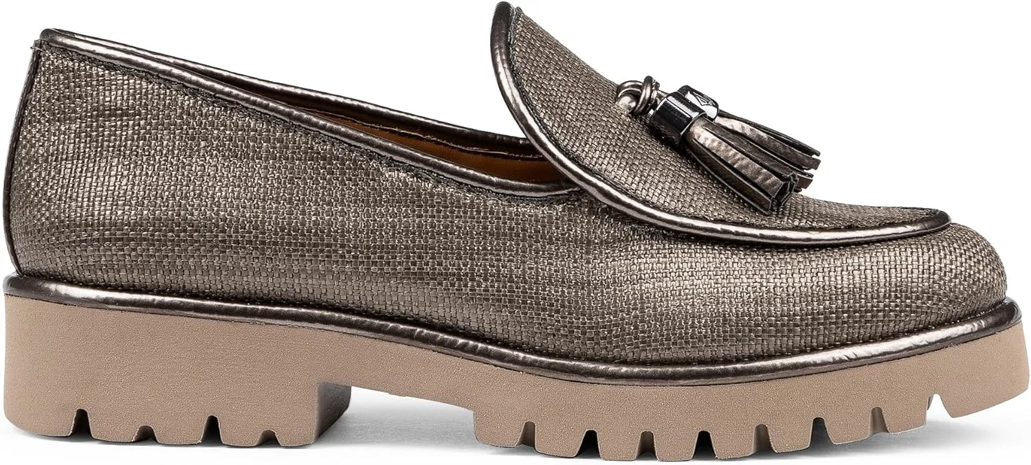 Donald Pliner Women's Eclipse Dress Loafers, Slip-On Shoes, Comfortable Flats for Everyday Walk