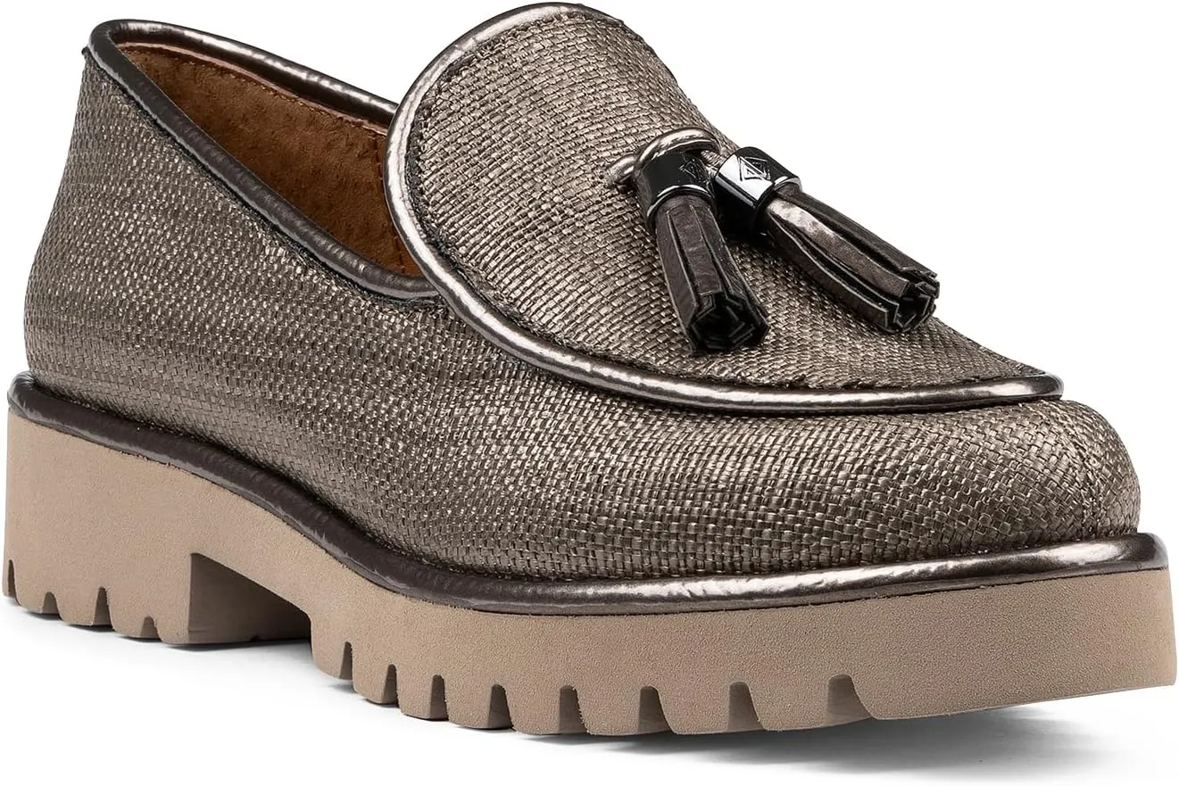Donald Pliner Women's Eclipse Dress Loafers, Slip-On Shoes, Comfortable Flats for Everyday Walk