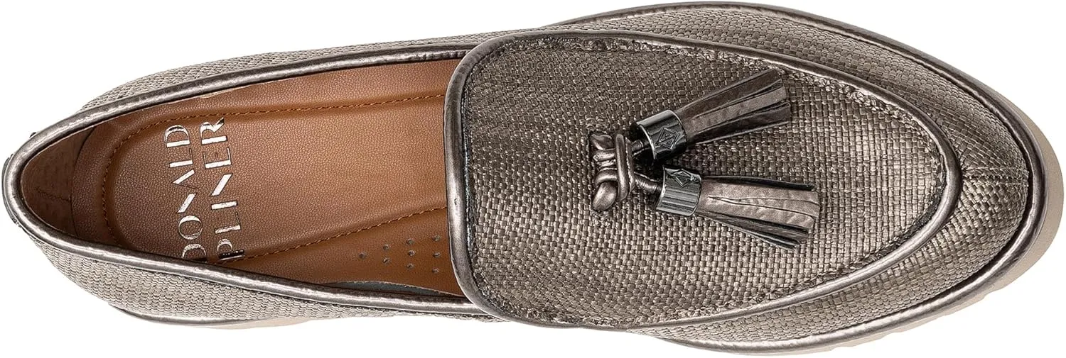 Donald Pliner Women's Eclipse Dress Loafers, Slip-On Shoes, Comfortable Flats for Everyday Walk