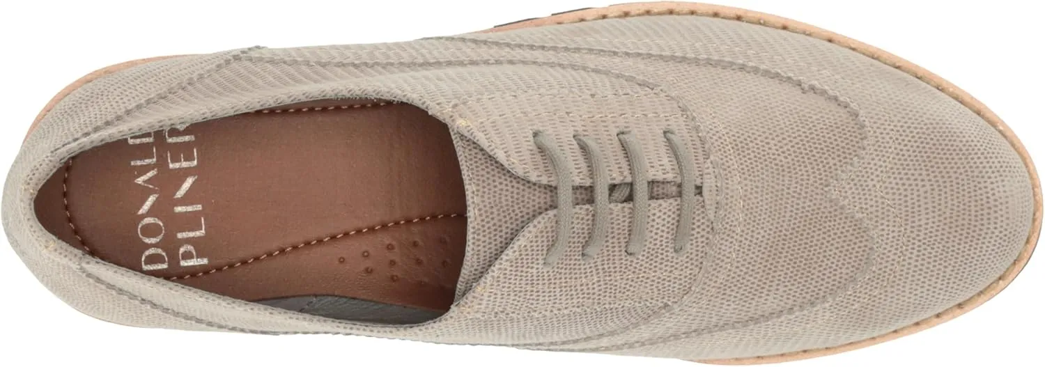 Donald Pliner Women's Eriel Lizard Suede Loafer