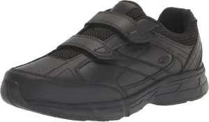Dr. Scholl's - Men's Brisk Light Weight Dual Strap Sneaker, Wide Width (13 Wide, Black)