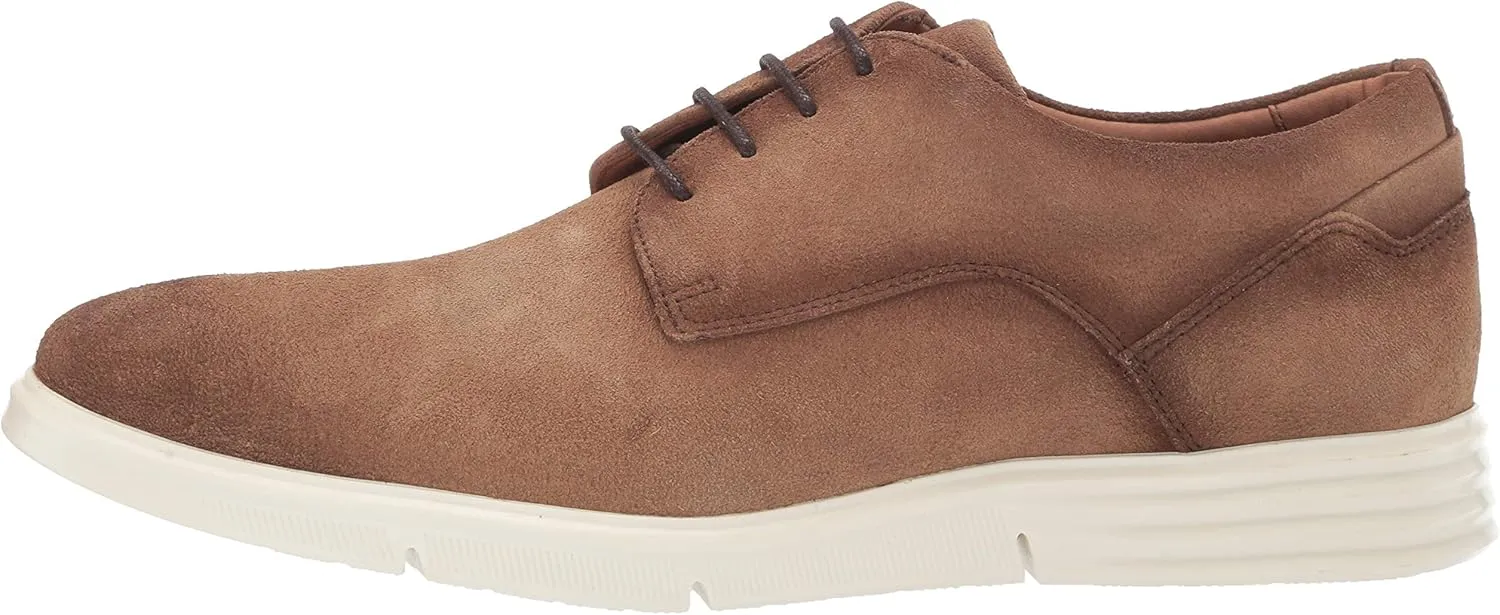 Driver Club USA Men's Leather Naples Light Weight Technology Oxford Laceup Sneaker