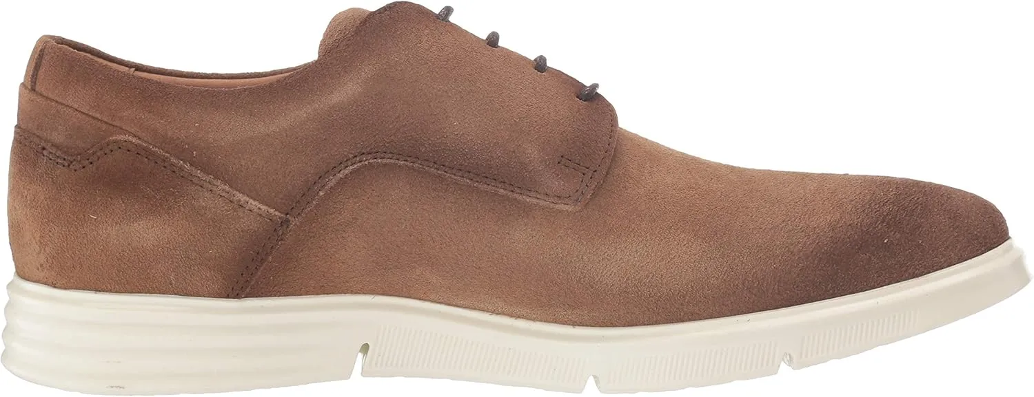 Driver Club USA Men's Leather Naples Light Weight Technology Oxford Laceup Sneaker