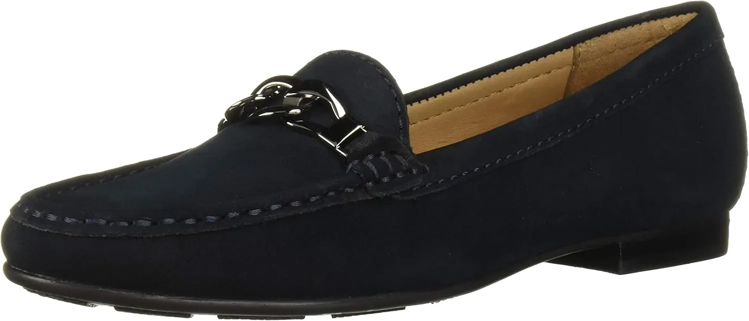 Driver Club USA Women's Leather Made in Brazil Chain Buckle Loafer