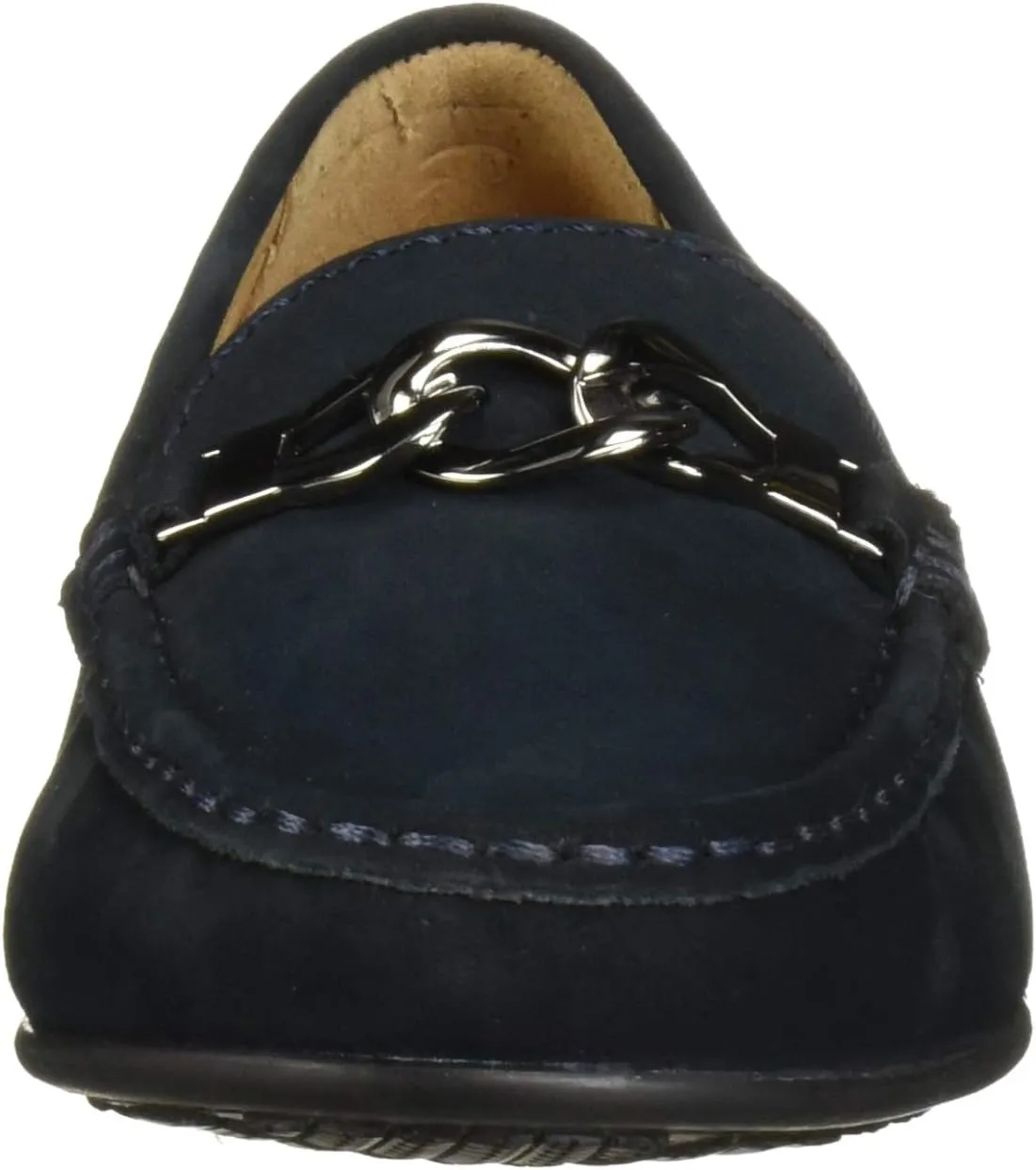 Driver Club USA Women's Leather Made in Brazil Chain Buckle Loafer