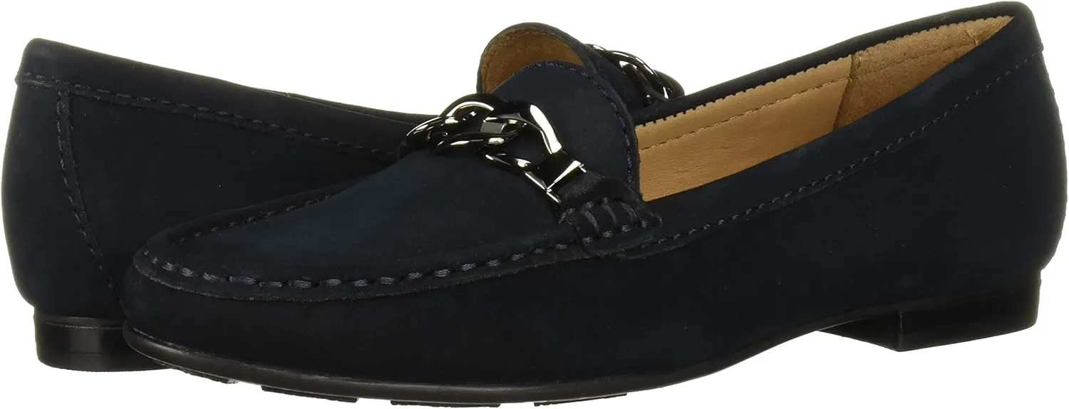 Driver Club USA Women's Leather Made in Brazil Chain Buckle Loafer