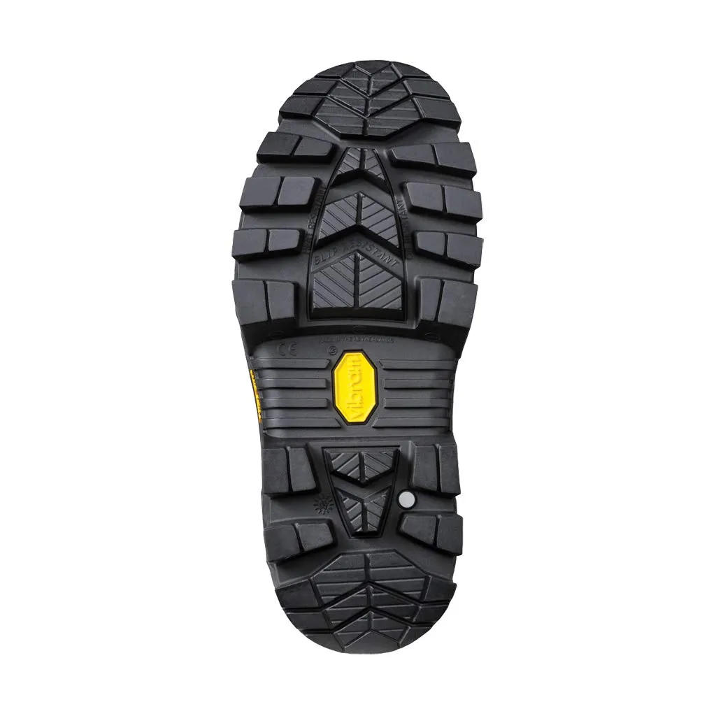DUNLOP Protective Footwear, Explorer Full Safety with Vibram Sole, 100% Waterproof Purofort Material, Lightweight and Durable Protective Footwear, Slip-Resistant, E902033.10, Size 10 US, Black