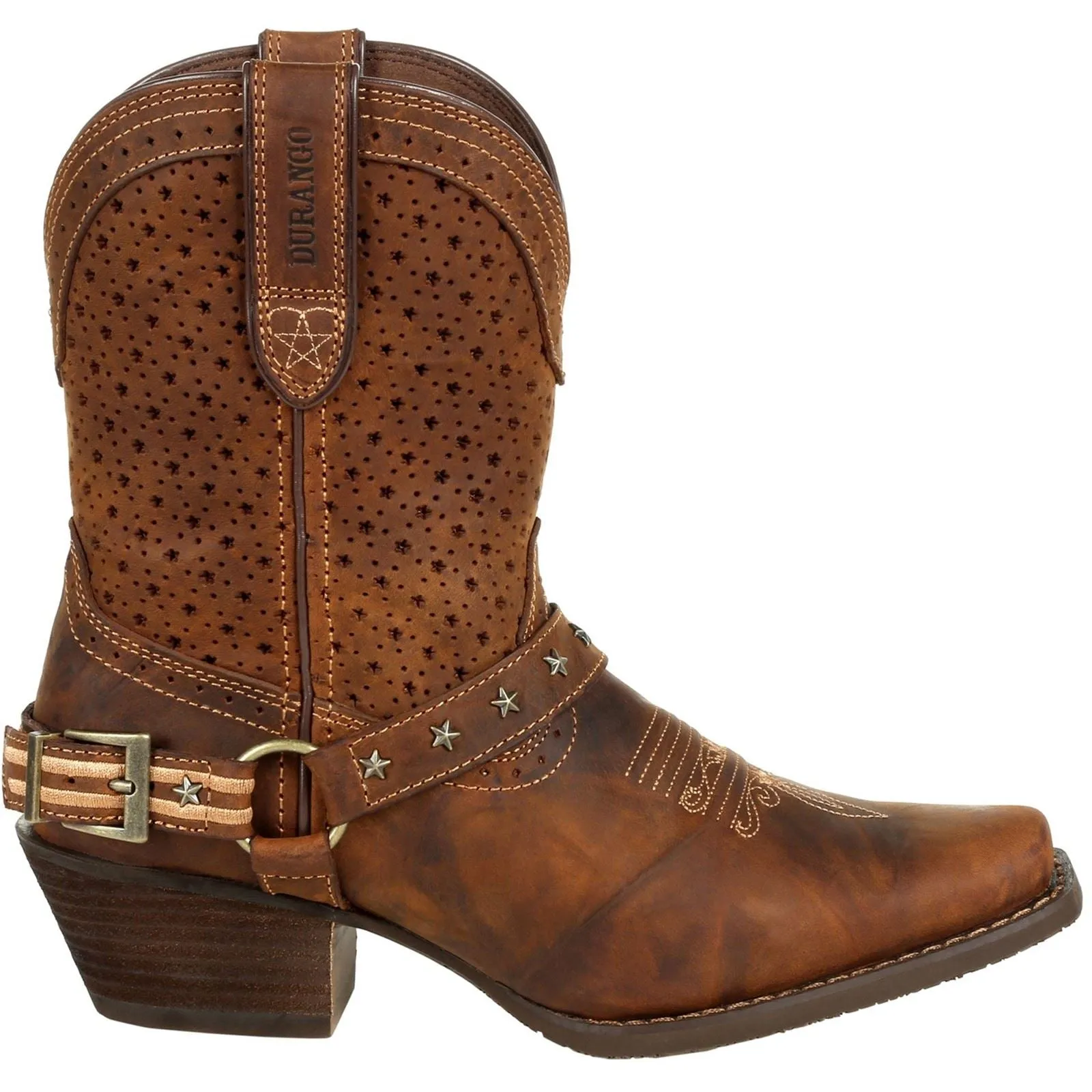 Durango Women's Crush Shortie Boot in Bomber Brown