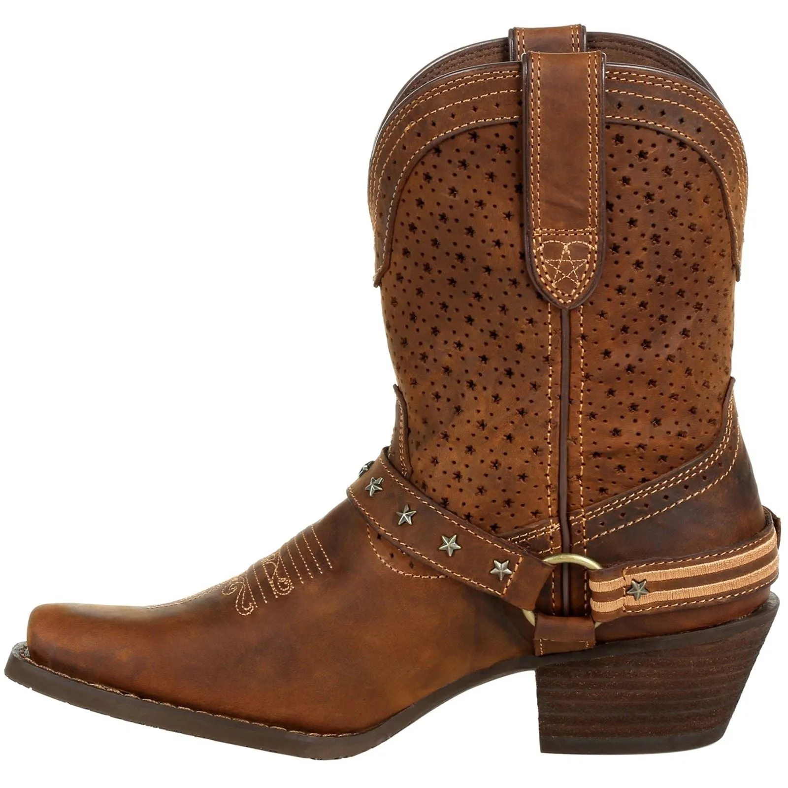 Durango Women's Crush Shortie Boot in Bomber Brown