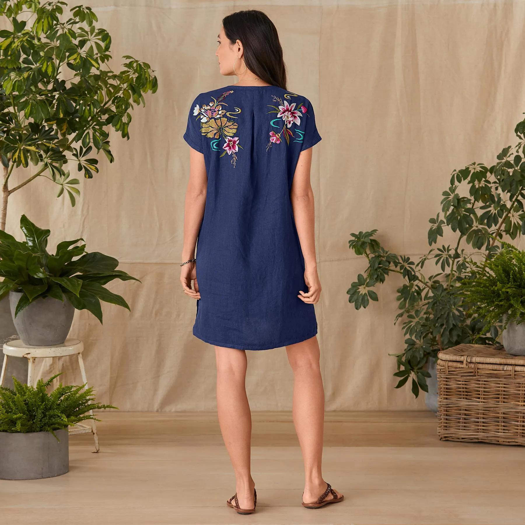 Easy Florals Tunic Dress