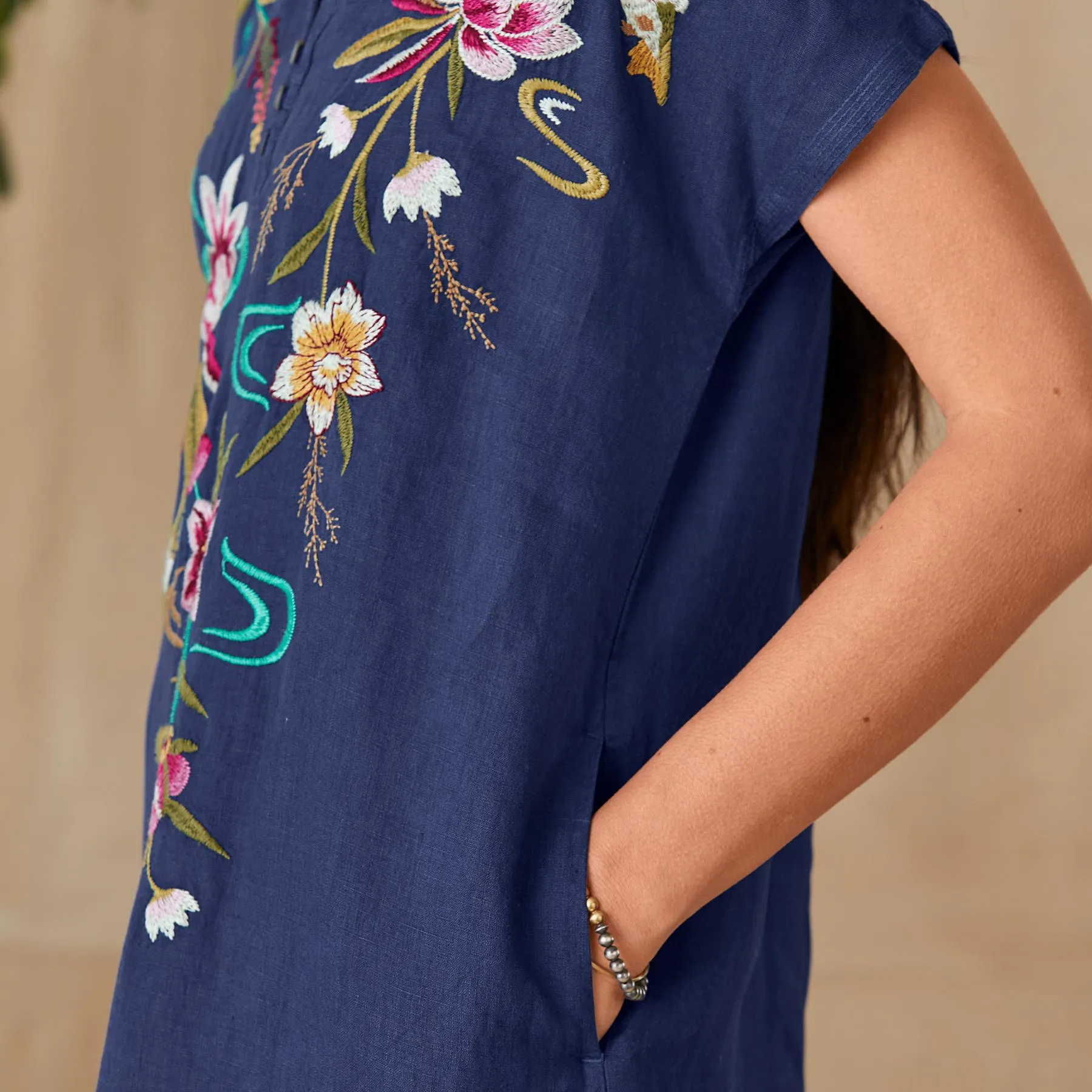 Easy Florals Tunic Dress