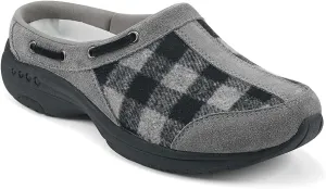 Easy Spirit Travelport Women's Slip On 10 B(M) US Plaid Grey
