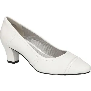 Easy Street Womens Datia Faux Leather Slip on Pumps