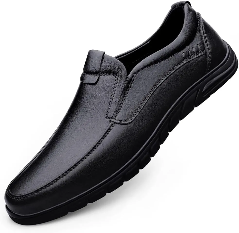 EASYANT Men Leather Loafers Shoes Classic Dress Shoes Male Fashion Slip-on Casual Driving Shoe