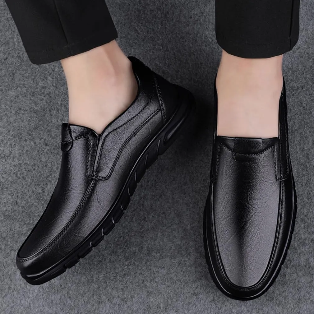 EASYANT Men Leather Loafers Shoes Classic Dress Shoes Male Fashion Slip-on Casual Driving Shoe