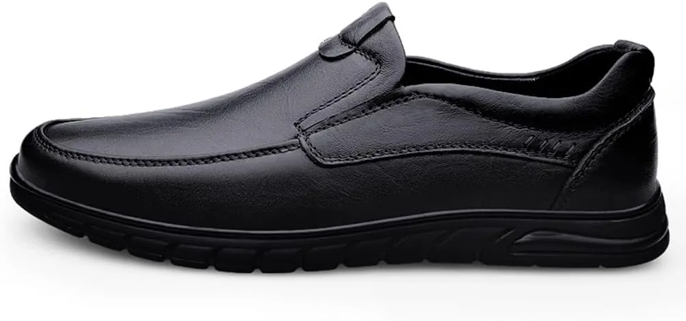 EASYANT Men Leather Loafers Shoes Classic Dress Shoes Male Fashion Slip-on Casual Driving Shoe