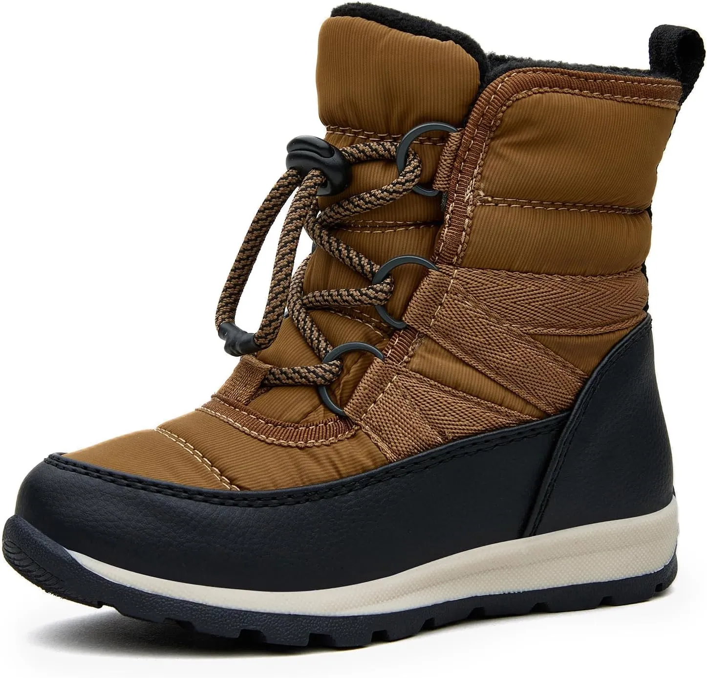 EasyStar Girls Boys Winter Cold Weather Warm Easy on off Water Resistance Snow Boots