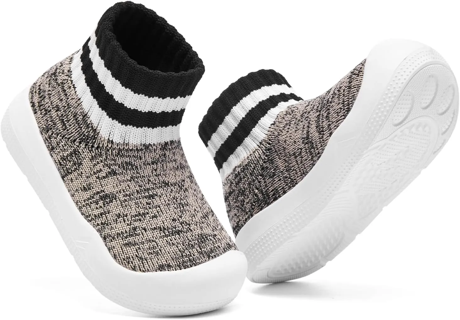 Engtoy Baby Sock Shoes Baby Walking Shoes Infant Non-Slip Breathable Slippers with Soft Rubber Sole Baby Boys Girls Slip On Sneakers