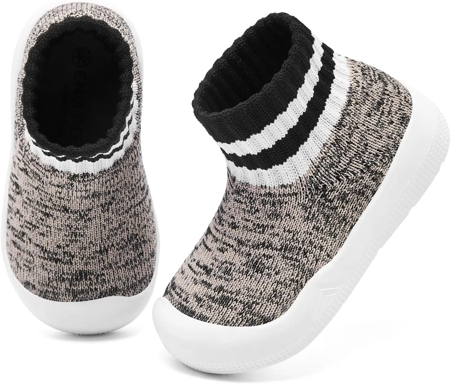 Engtoy Baby Sock Shoes Baby Walking Shoes Infant Non-Slip Breathable Slippers with Soft Rubber Sole Baby Boys Girls Slip On Sneakers