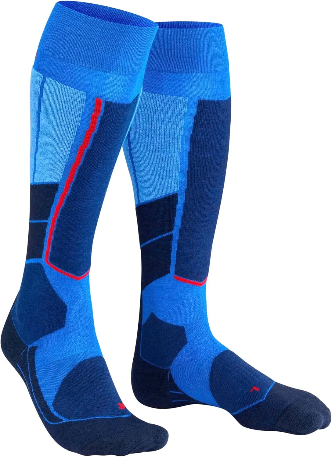 FALKE Men's ST4 Wool Ski Tour Socks, Ultralight Cushion, 1 Pair