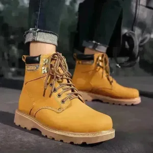 Fashion Winter tooling boots mens non slip work safety boot