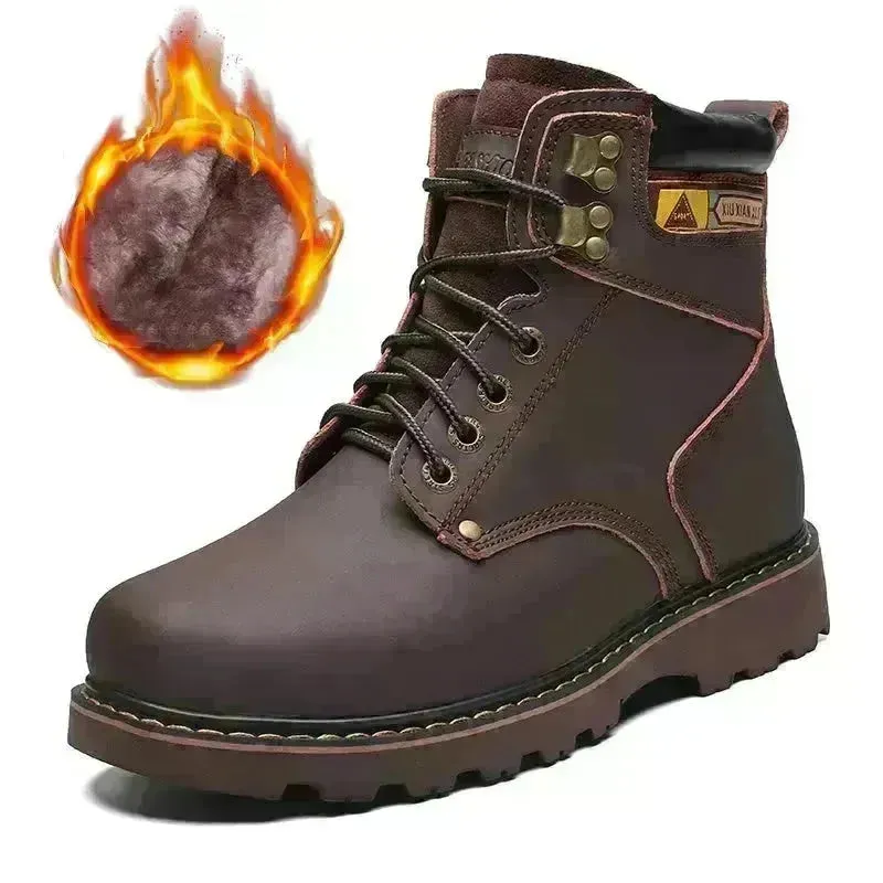 Fashion Winter tooling boots mens non slip work safety boot