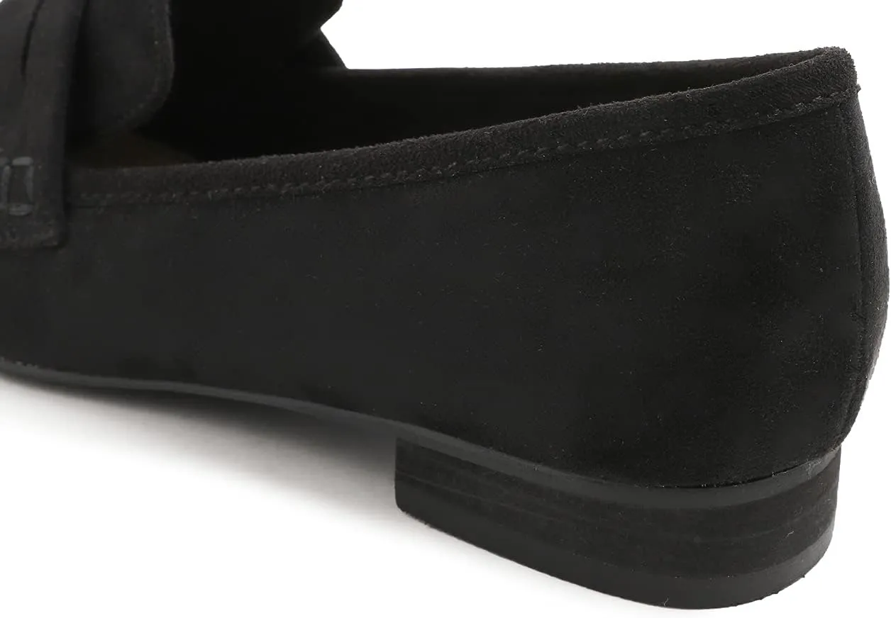 FEVERSOLE Women's Fashion Dress Comfort Low Heel Office Penny Loafer Flats
