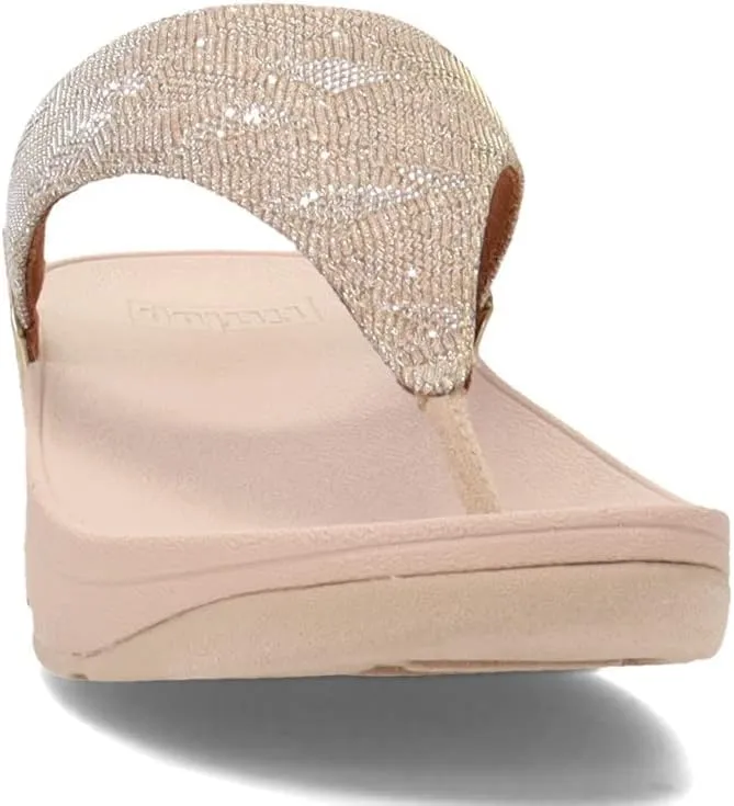 FitFlop Womens ThongLULU Glitz Toe-Post Sandals