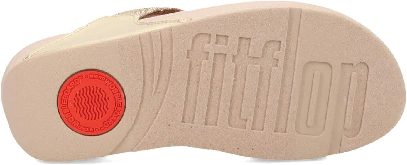 FitFlop Womens ThongLULU Glitz Toe-Post Sandals