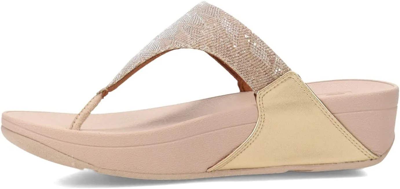 FitFlop Womens ThongLULU Glitz Toe-Post Sandals