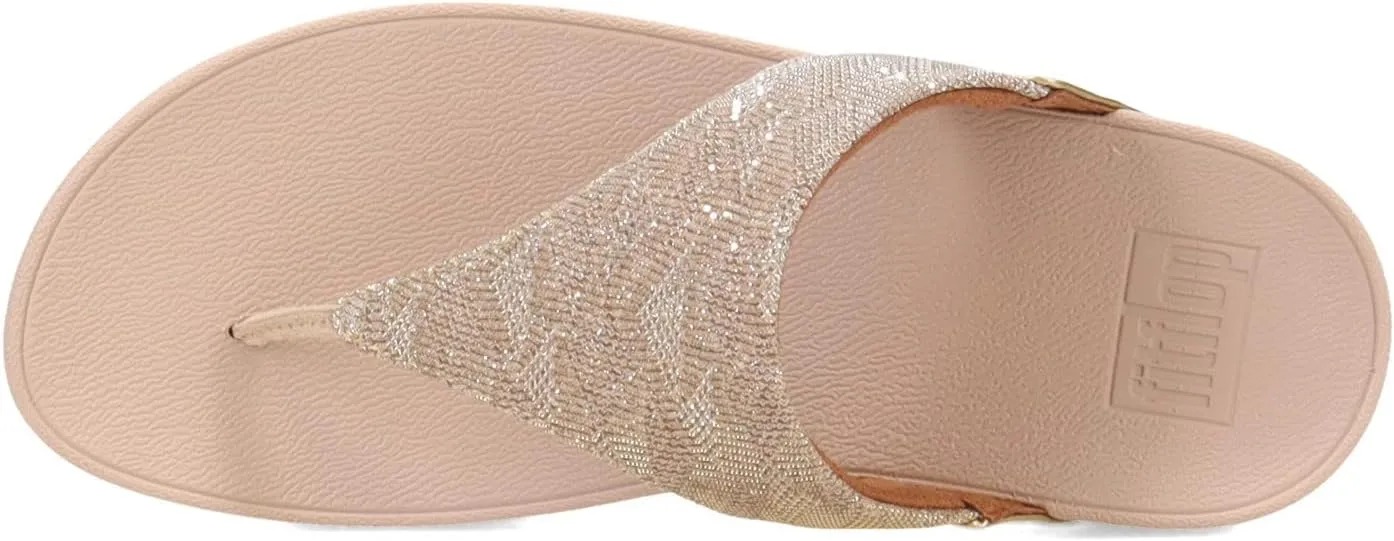 FitFlop Womens ThongLULU Glitz Toe-Post Sandals
