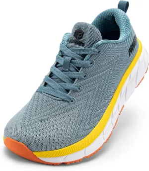 FitVille Wide Toe Box Men's Cushioned Extra Wide Width Non Slip Running Shoes - Comfortable Lightweight Walking Shoes